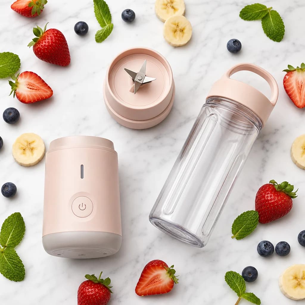 How the portable blender works